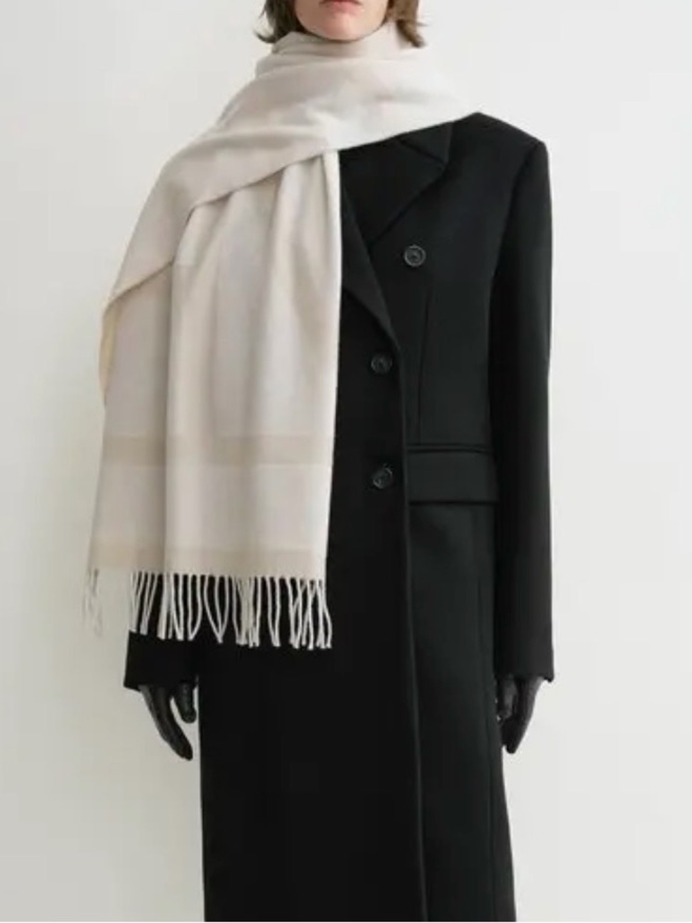 Toteme Wool Jacquard Scarf